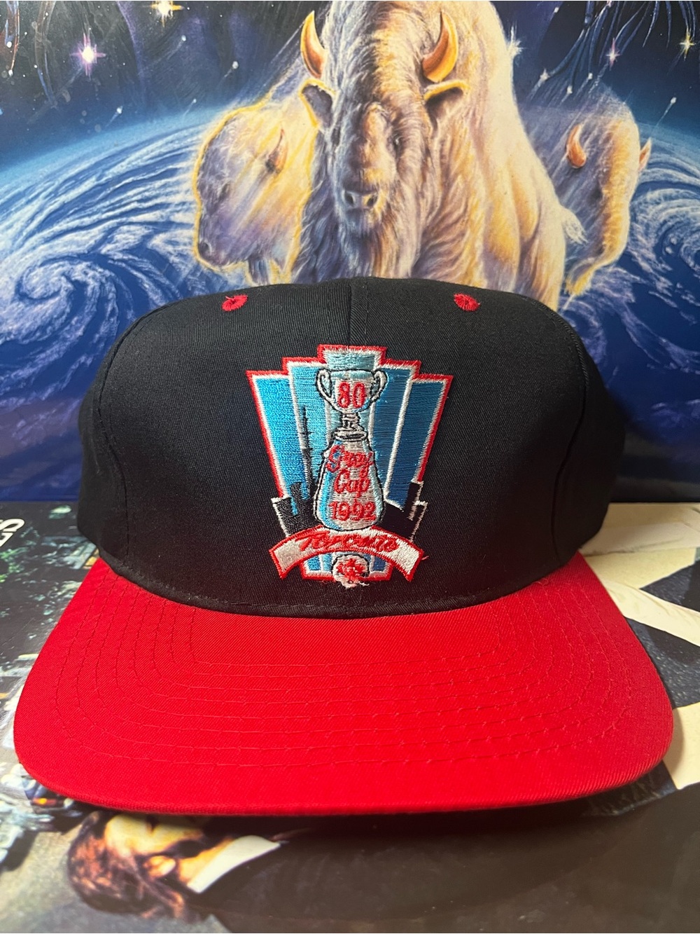Vintage 1992 STARTER Grey Cup Toronto CFL football snapback hat 